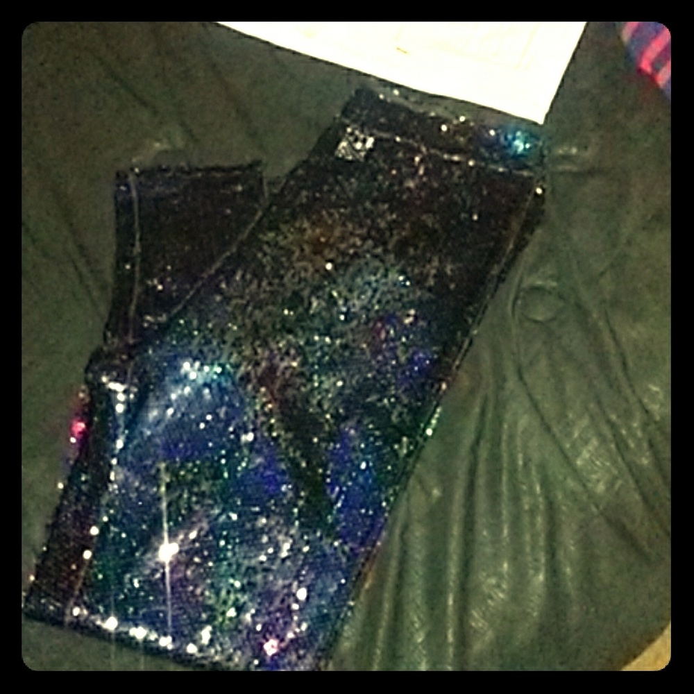 Sequins pants